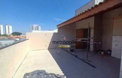 Imagem: O apartamento na cobertura possui 2 Dormitórios, 2 Banheiros