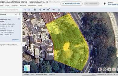 Imagem: O terreno possui 3.321m² de Área e está localizado em Chácaras