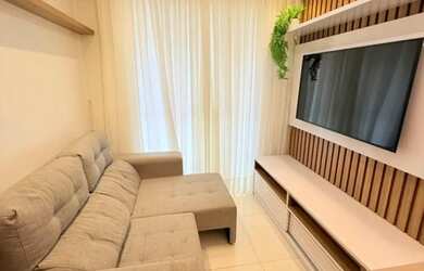 Imagem: O apartamento possui 1 Dormitório, 1 Banheiro, 1 Vaga na garagem