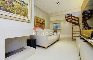 Imagem: O apartamento na cobertura possui 3 Dormitórios, 3 Banheiros