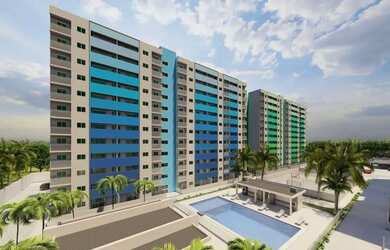 Imagem: O apartamento possui 2 Dormitórios, 1 Banheiro, 1 Vaga na garagem