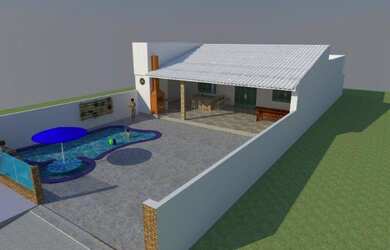 Imagem: A casa em condomínio possui 3 Dormitórios, 5 Vagas na garagem