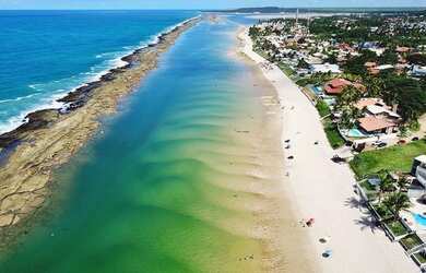 Imagem 1: Alugo Casa na Barra de São Miguel - 6 suítes - acesso exclusivo à praia...