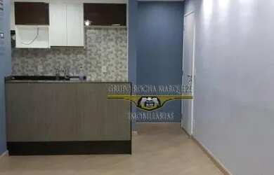 Imagem: O apartamento possui 2 Dormitórios, 1 Banheiro, 1 Vaga na garagem