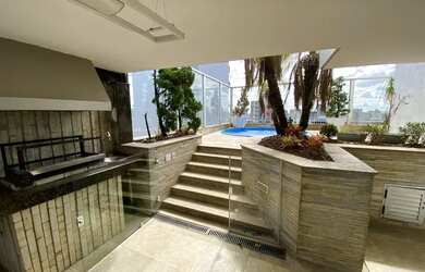 Imagem: O apartamento na cobertura possui 4 Dormitórios, 2 Banheiros