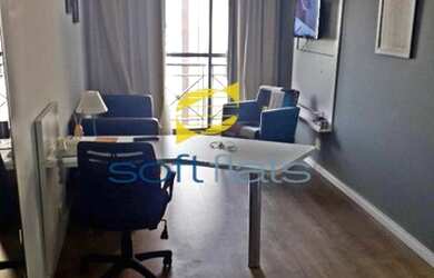 Imagem: O studio possui 1 Dormitório, 1 Banheiro, 1 Vaga na garagem