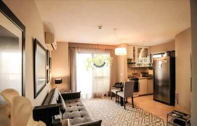 Imagem: O studio possui 1 Dormitório, 1 Banheiro, 1 Vaga na garagem