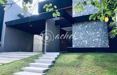 Imagem: A casa em condomínio possui 4 Dormitórios, 5 Banheiros, 4