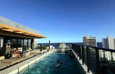 Imagem: O apartamento possui 1 Dormitório, 1 Banheiro, 1 Vaga na garagem