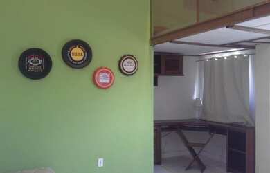 Imagem: A kitnet possui 1 Dormitório, 1 Banheiro, 1 Vaga na garagem