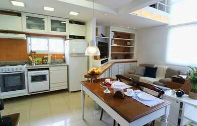 Imagem: O studio possui 1 Dormitório, 1 Banheiro, 2 Vagas na garagem