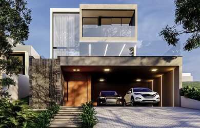 Imagem: A casa em condomínio possui 3 Dormitórios, 4 Banheiros, 2