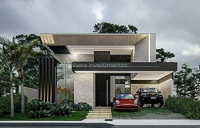 Imagem: A casa em condomínio possui 3 Dormitórios, 3 Banheiros, 2