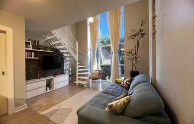 Imagem: O apartamento possui 1 Dormitório, 2 Banheiros, 1 Vaga na garagem