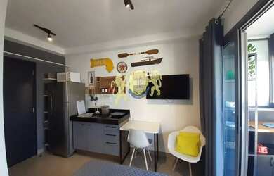 Imagem: O apartamento possui 1 Dormitório, 1 Banheiro, 18m² de Área