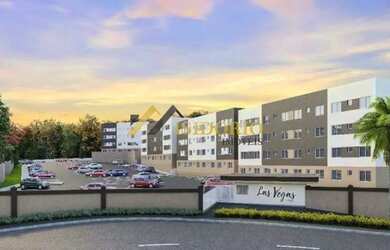 Imagem: O apartamento possui 2 Dormitórios, 1 Banheiro, 1 Vaga na garagem