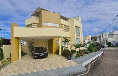 Imagem: A casa em condomínio possui 4 Dormitórios, 5 Banheiros, 5