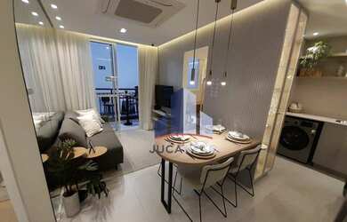 Imagem: O apartamento possui 2 Dormitórios, 1 Banheiro, 1 Vaga na garagem