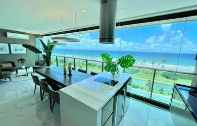 Imagem 13: Apartamento, Jaguaribe. Piscina, Churrasqueira, VarandaeVista para o mar