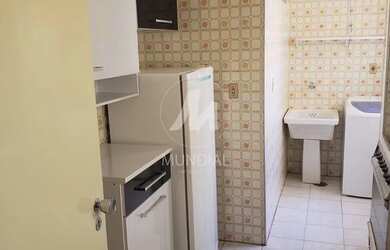 Imagem: O apartamento possui 1 Dormitório, 1 Banheiro, 1 Vaga na garagem