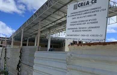 Imagem: O depósito está localizado em Acaracuzinho, Maracanaú à