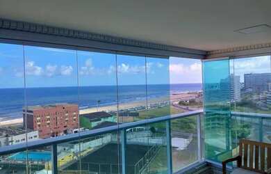 Imagem 6: Apartamento p locação Armação Salvador Bahia Vista mar varanda com...