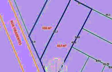 Imagem: O terreno possui 200m² de Área e está localizado em Vila