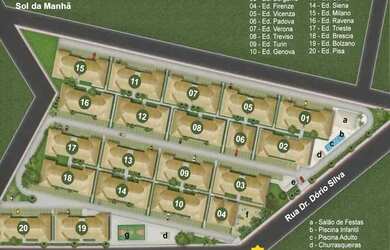 Imagem: O apartamento possui 3 Dormitórios, 2 Banheiros, 1 Vaga na