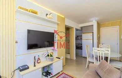 Imagem: O apartamento possui 1 Dormitório, 1 Banheiro, 34m² de Área