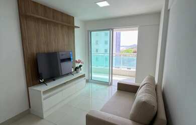 Imagem: O apartamento possui 1 Dormitório, 1 Banheiro, 1 Vaga na garagem