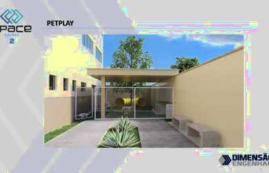 Imagem 4: Space Calhau II. Piscina, Churrasqueira, 44m² de Áreae1 Vaga na garagem