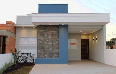 Imagem: A casa em condomínio possui 3 Dormitórios, 1 Banheiro, 2 Vagas