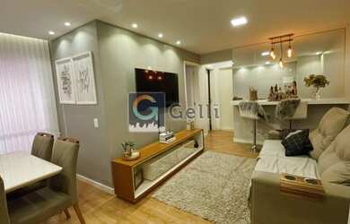 Imagem: O apartamento possui 2 Dormitórios, 1 Banheiro, 1 Vaga na garagem