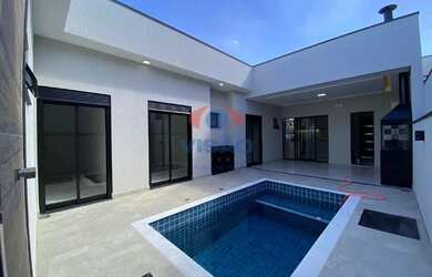 Imagem: A casa em condomínio possui 3 Dormitórios, 5 Banheiros, 4