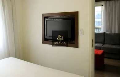 Imagem: O studio possui 1 Dormitório, 1 Banheiro, 1 Vaga na garagem