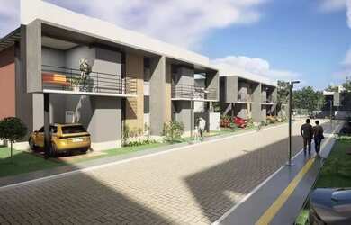 Imagem: A casa em condomínio possui 3 Dormitórios, 2 Banheiros, 2