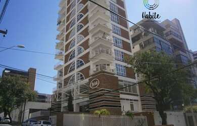 Imagem: O apartamento possui 1 Dormitório, 2 Banheiros, 1 Vaga na garagem