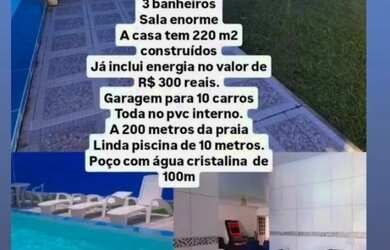 Imagem: A casa possui 3 Dormitórios, 3 Banheiros, 5 Vagas na garagem