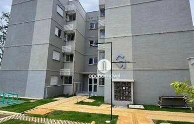 Imagem: O apartamento possui 2 Dormitórios, 1 Banheiro, 1 Vaga na garagem