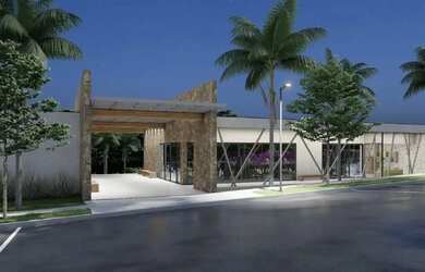 Imagem: O terreno e possui Dormitórios, Suítes, Banheiros, 385-0m²