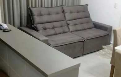 Imagem: O apartamento possui 1 Dormitório, 1 Banheiro, 1 Vaga na garagem