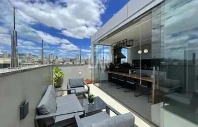 Imagem: O apartamento na cobertura possui 2 Dormitórios, 3 Banheiros