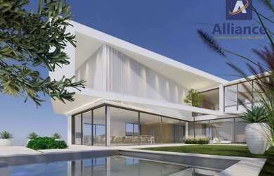 Imagem: A casa em condomínio possui 4 Dormitórios, 5 Banheiros, 5