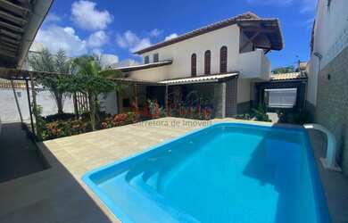 Imagem 1: Casa 5/4 Piscina e Ar Condicionado - Temporada na Praia em Vilas do Atlântico