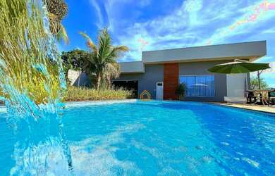 Imagem: A chácara possui 250m² de Área e está localizado em Parque