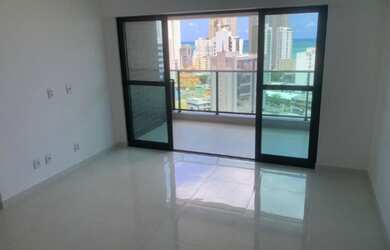 Imagem 2: Andar alto, nascente, vista mar, primeira locação, prédio novo em Boa...