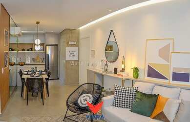 Imagem: O apartamento possui 2 Dormitórios, 1 Banheiro, 2 Vagas na