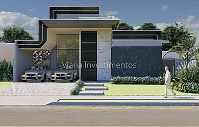 Imagem: A casa em condomínio possui 4 Dormitórios, 4 Banheiros, 4