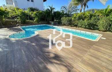 Imagem: A casa em condomínio possui 5 Dormitórios, 4 Banheiros, 5