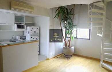 Imagem: O studio possui 1 Dormitório, 1 Banheiro, 1 Vaga na garagem